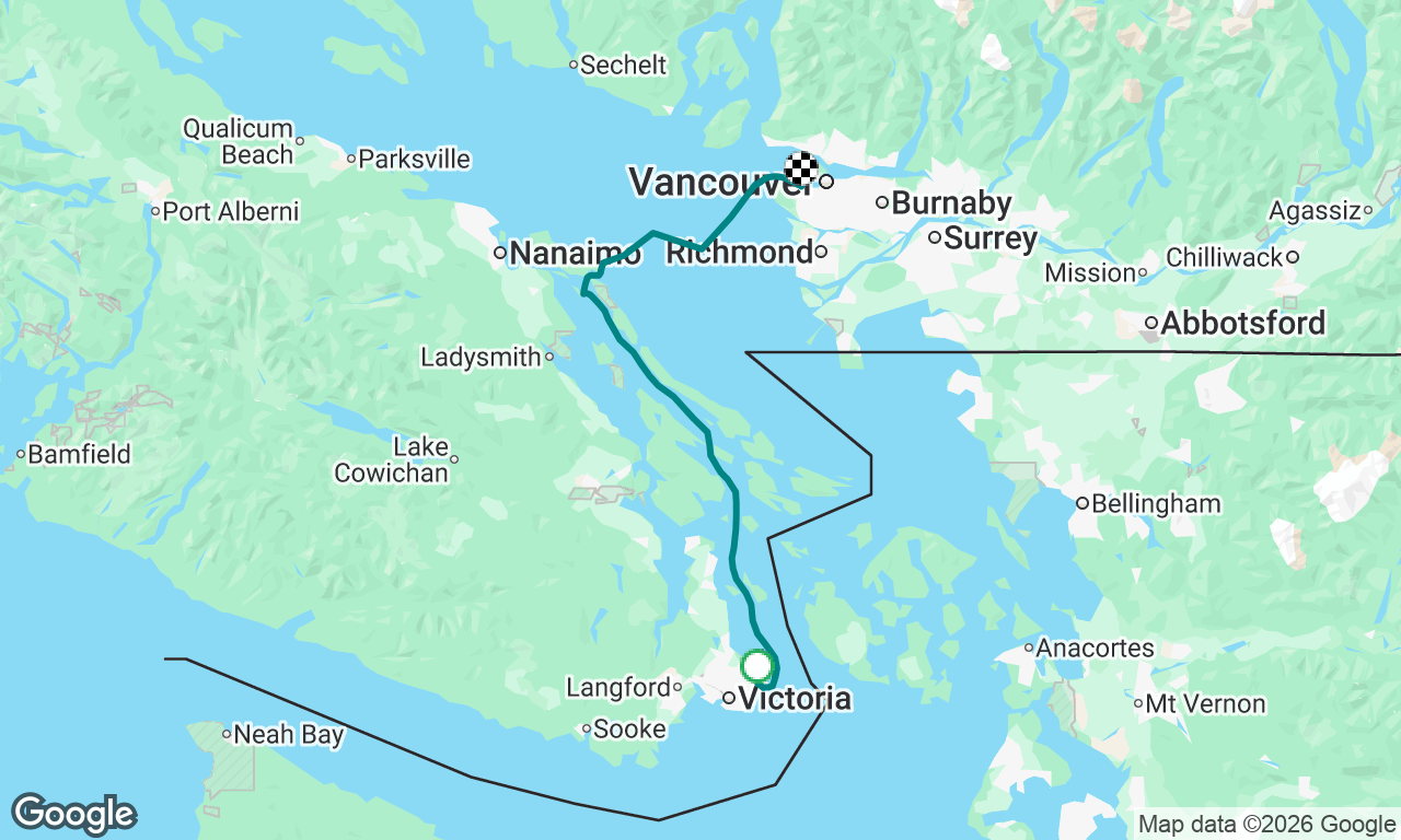 Boring motor from Cadboro Bay to English Bay