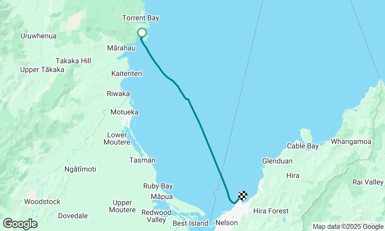 Sailing back to Nelson 