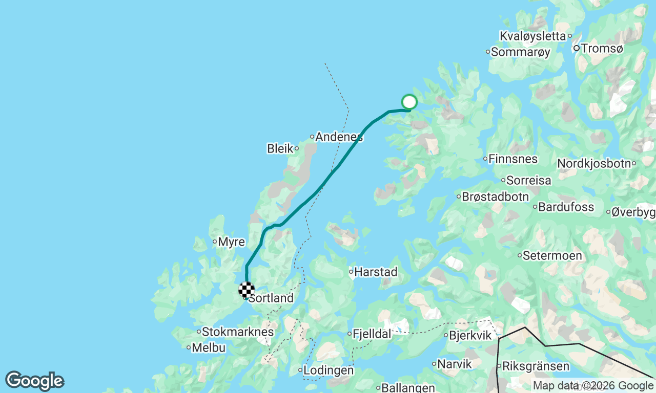 Voyage map