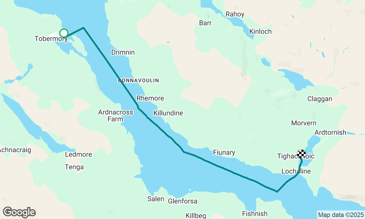 Tobermory to Lochaline 