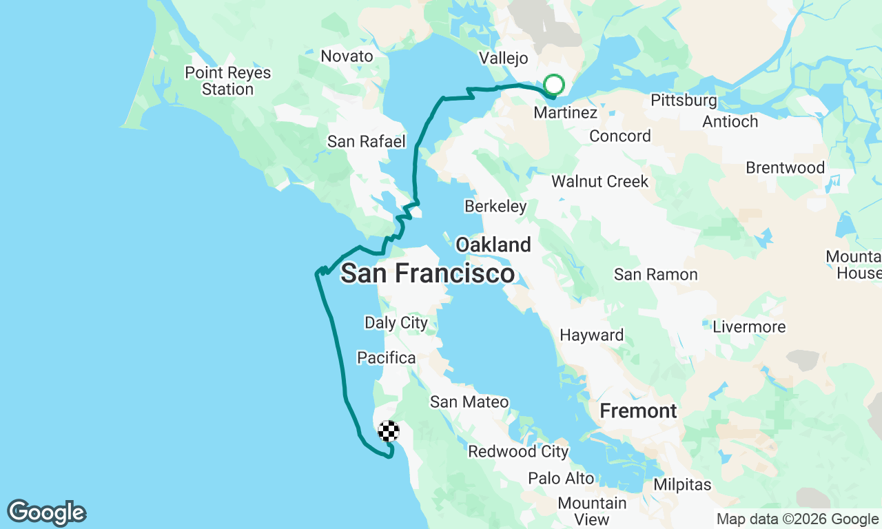 Voyage map