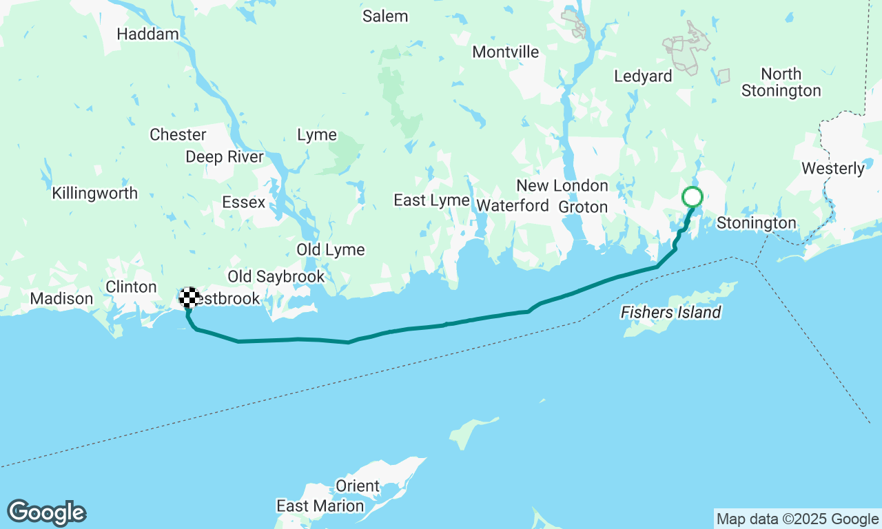 Mystic Seaport Museum to SH Pilots Point 