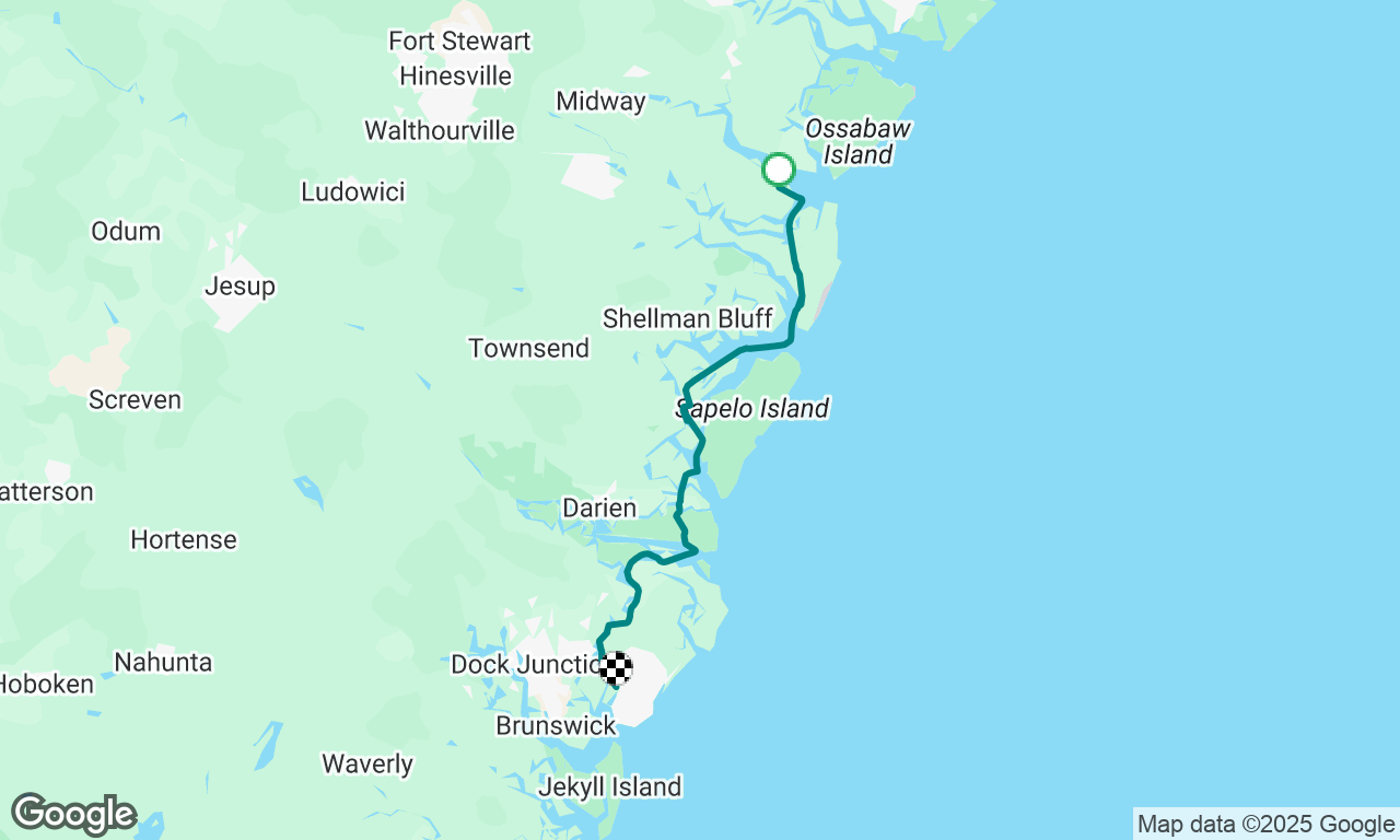 Dead Creek to St Simons