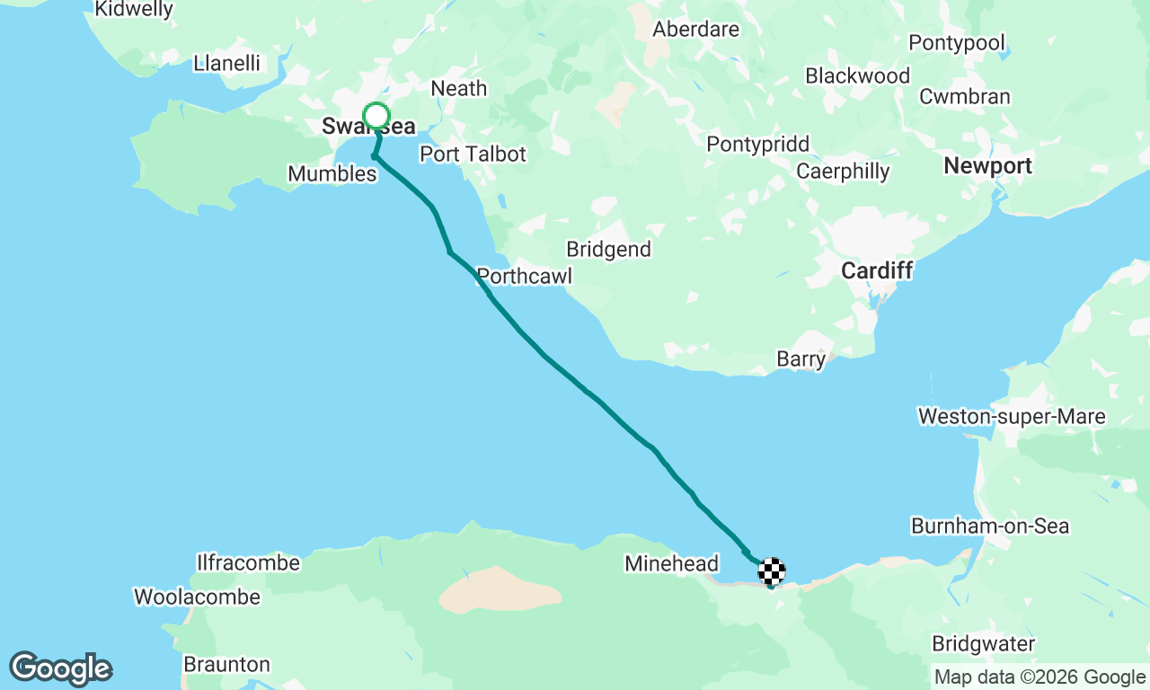 Swansea to watchet