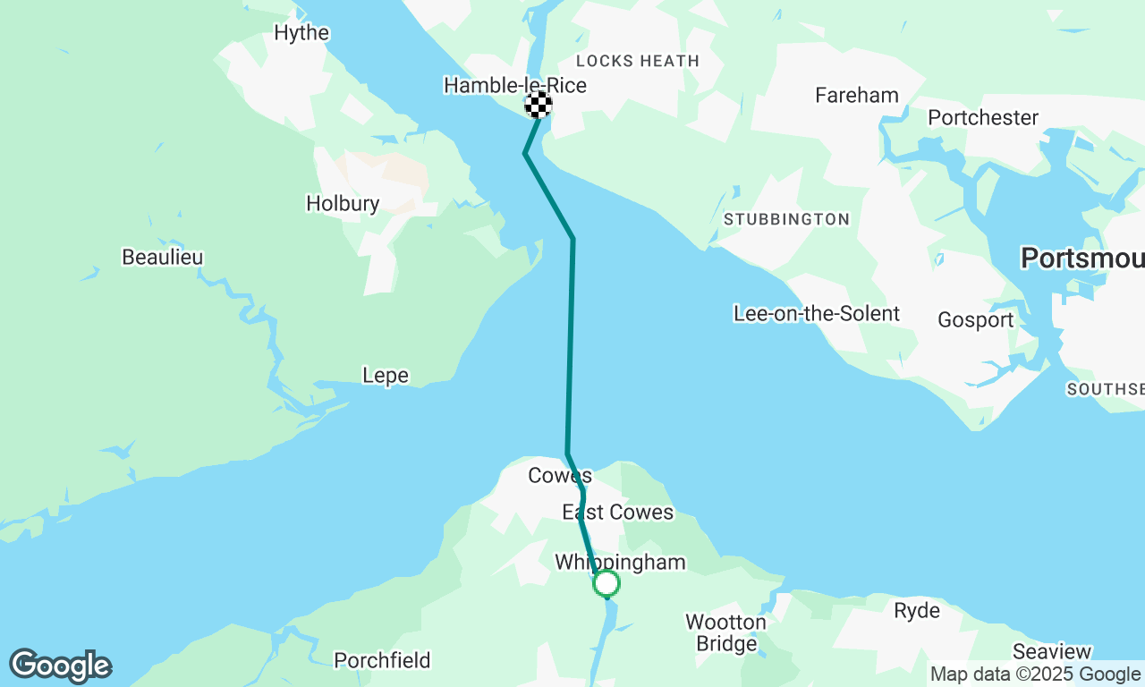 Folly back to Hamble