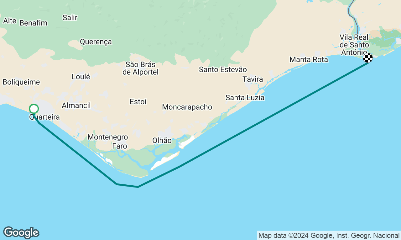 Villamoura to St Antonio 