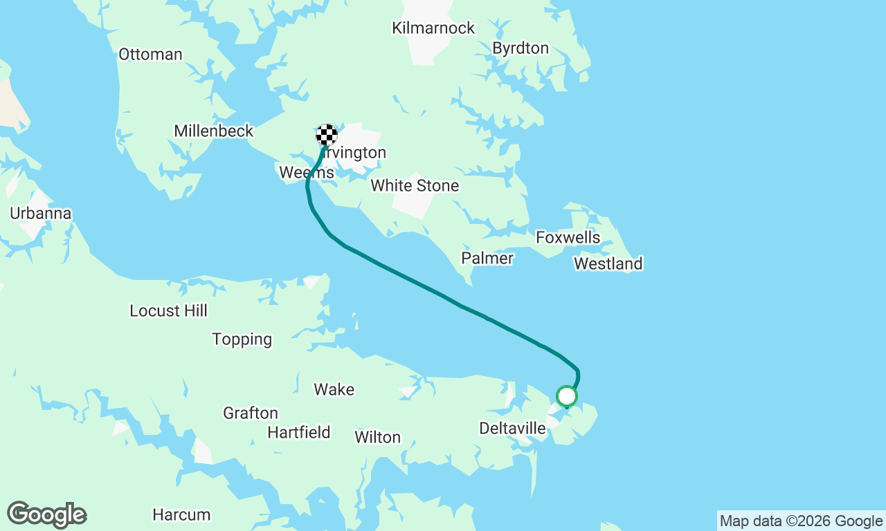 Deltaville to Tides in aka work