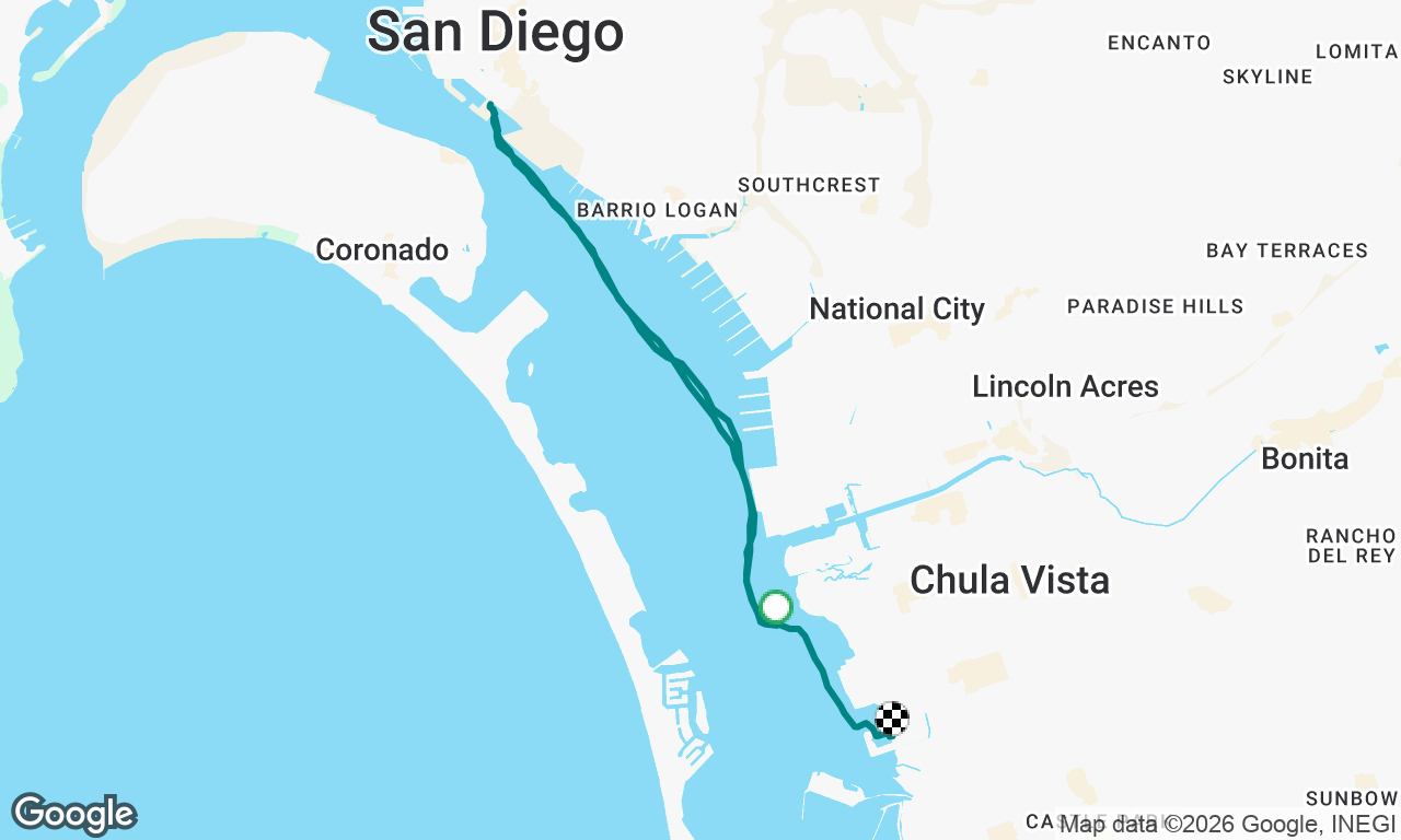 Voyage map