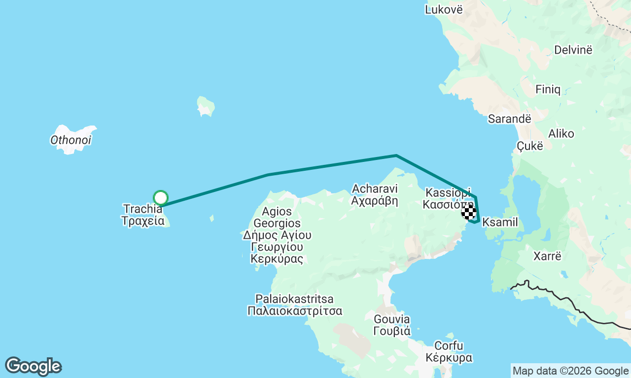 Voyage map