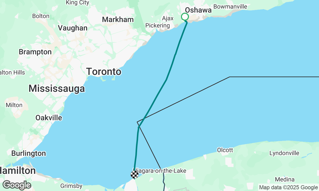 Across the Lake to Welland Canal