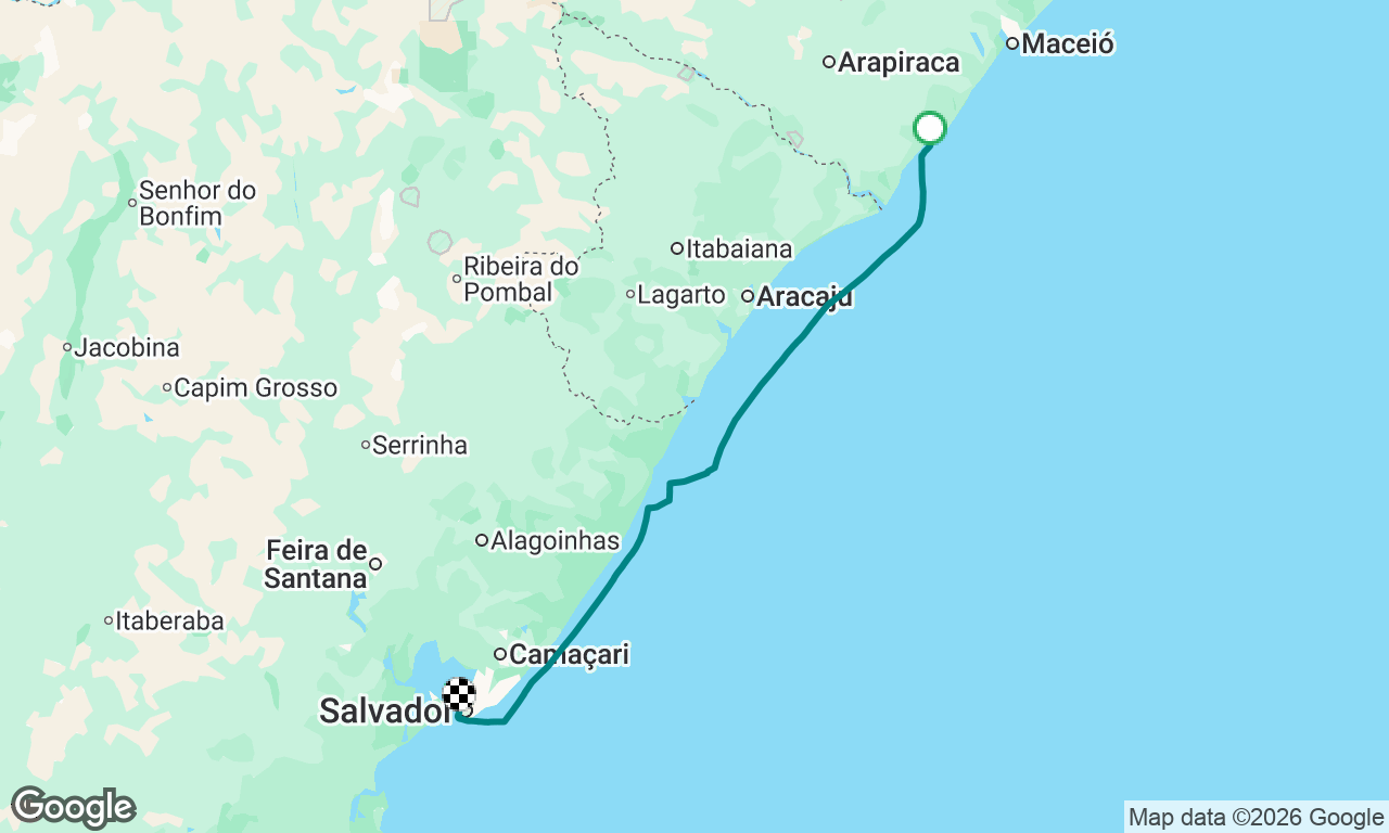 Arrivée dans Bahia de Todos OS Santos