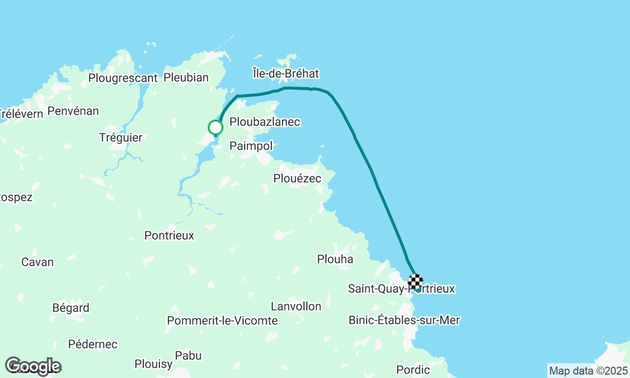 Lezardrieux to St Quay
