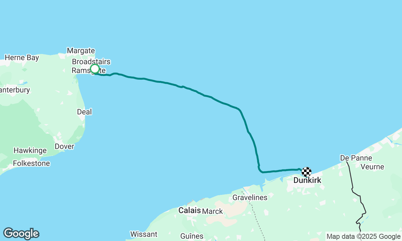 Traversée Ramsgate Dunkerque 