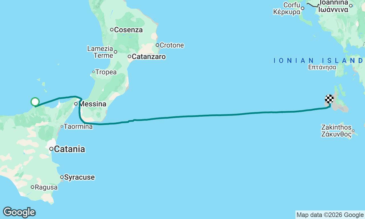 Voyage map