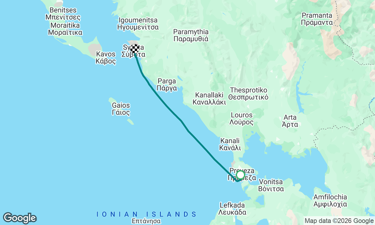 Voyage map