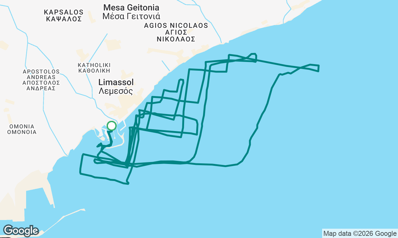 Voyage map