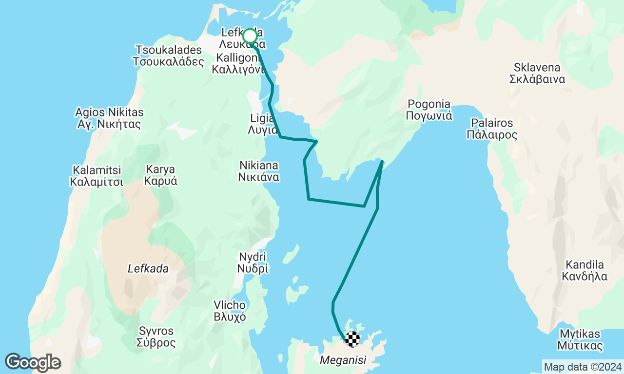 Day 1 : Lefkada to Vathi Meganisis
