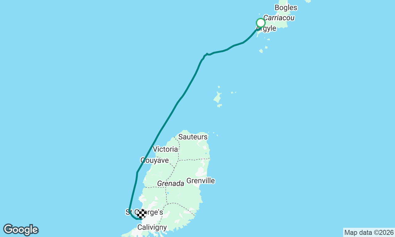 Voyage map