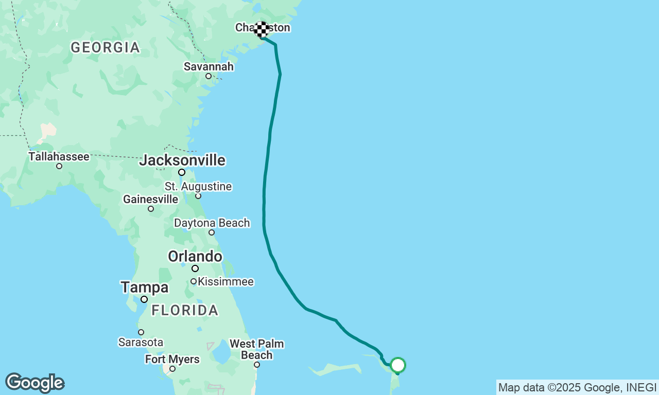 Abaco to Charleston