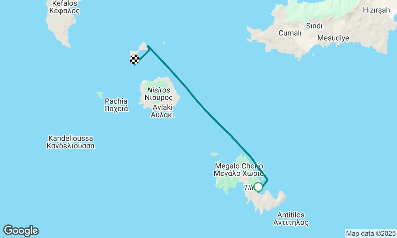 Tilos to Gyali Island