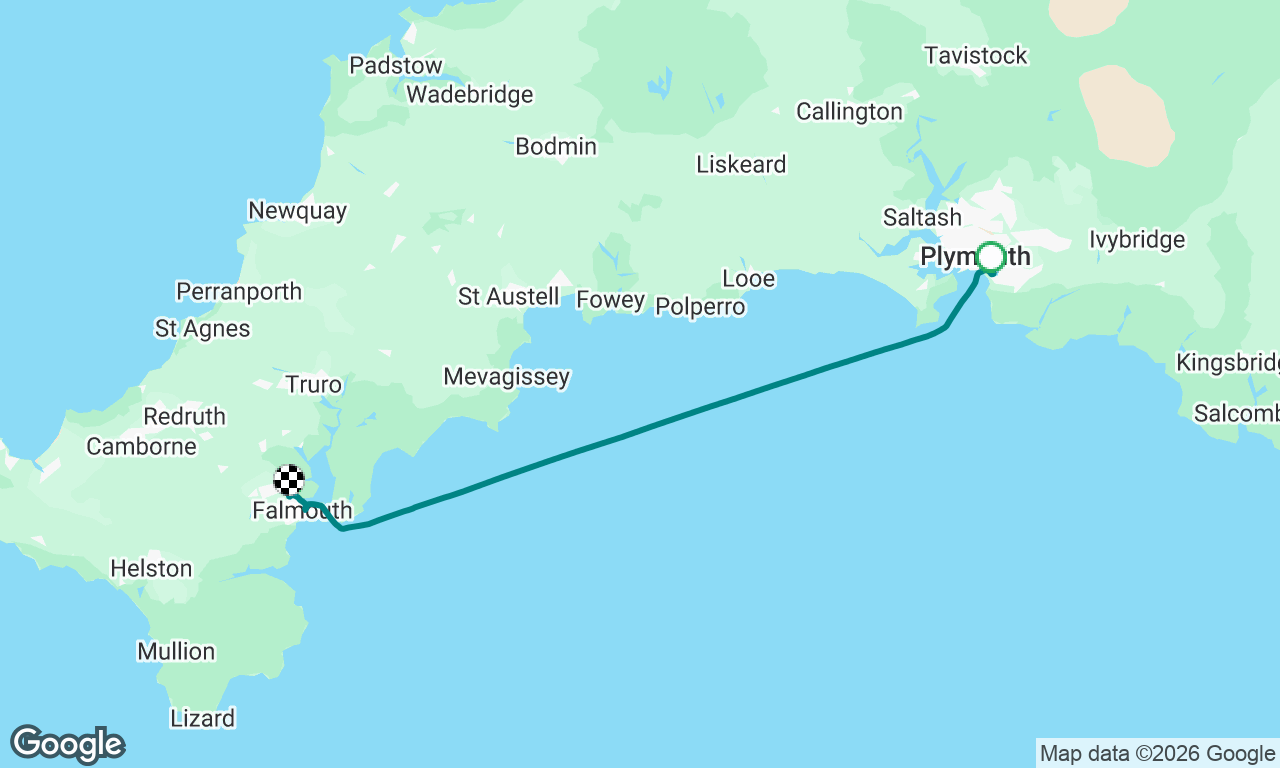 Plymouth to Falmouth