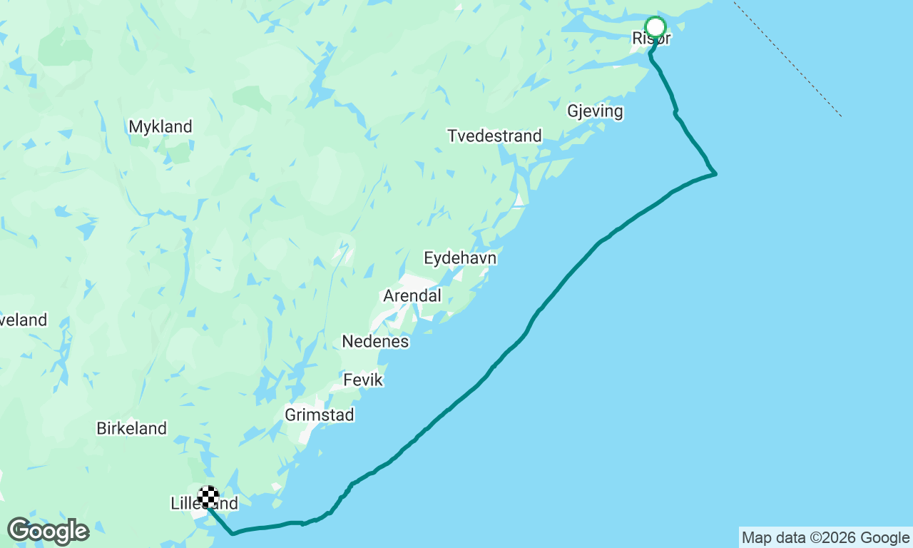 Voyage map