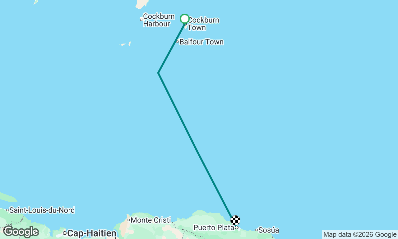 Voyage map