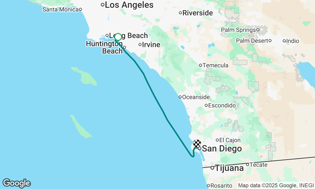 Delivery, Selkie 59ft Mikelson Nomad, HB Harbor to San Diego Harbor