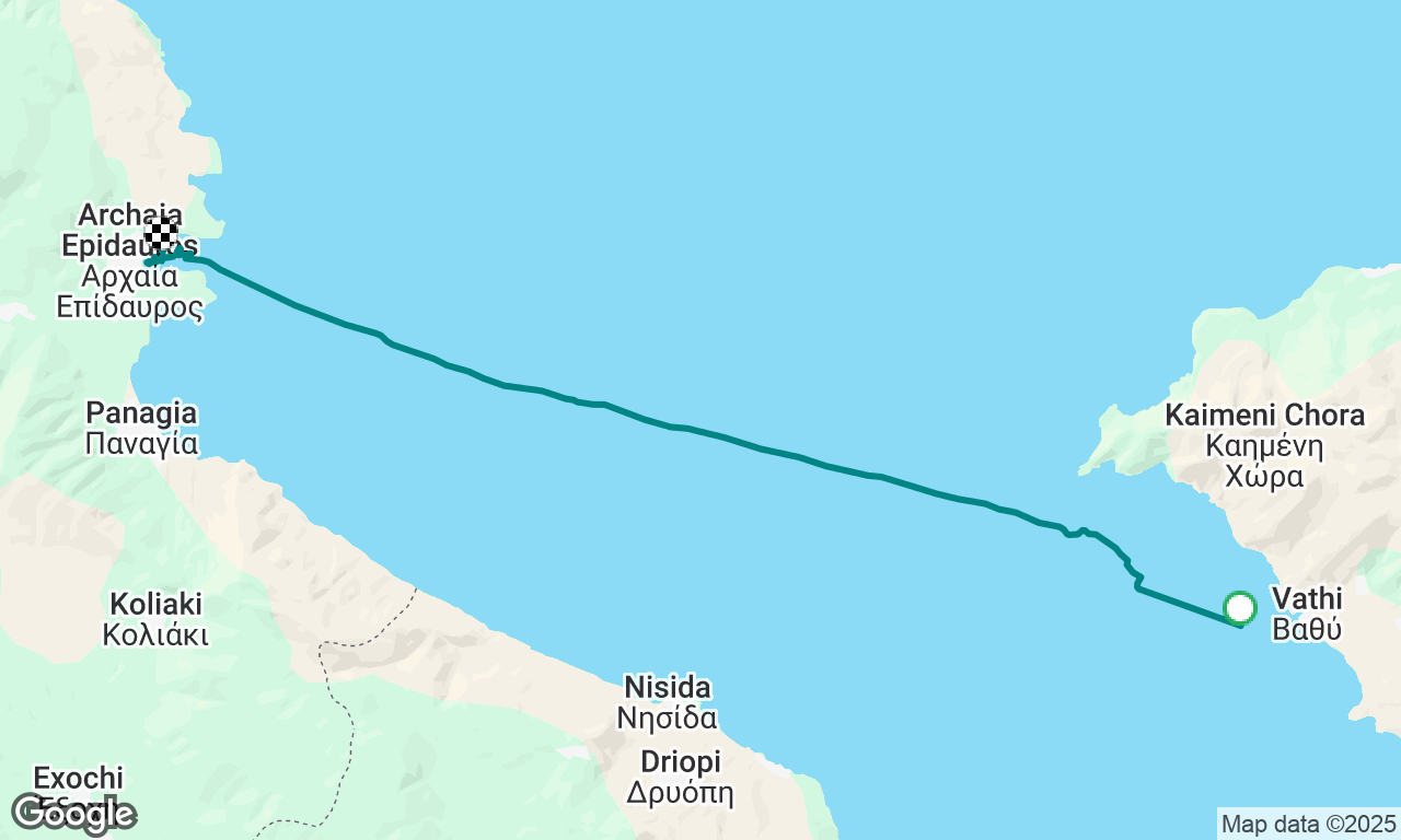 Voyage map