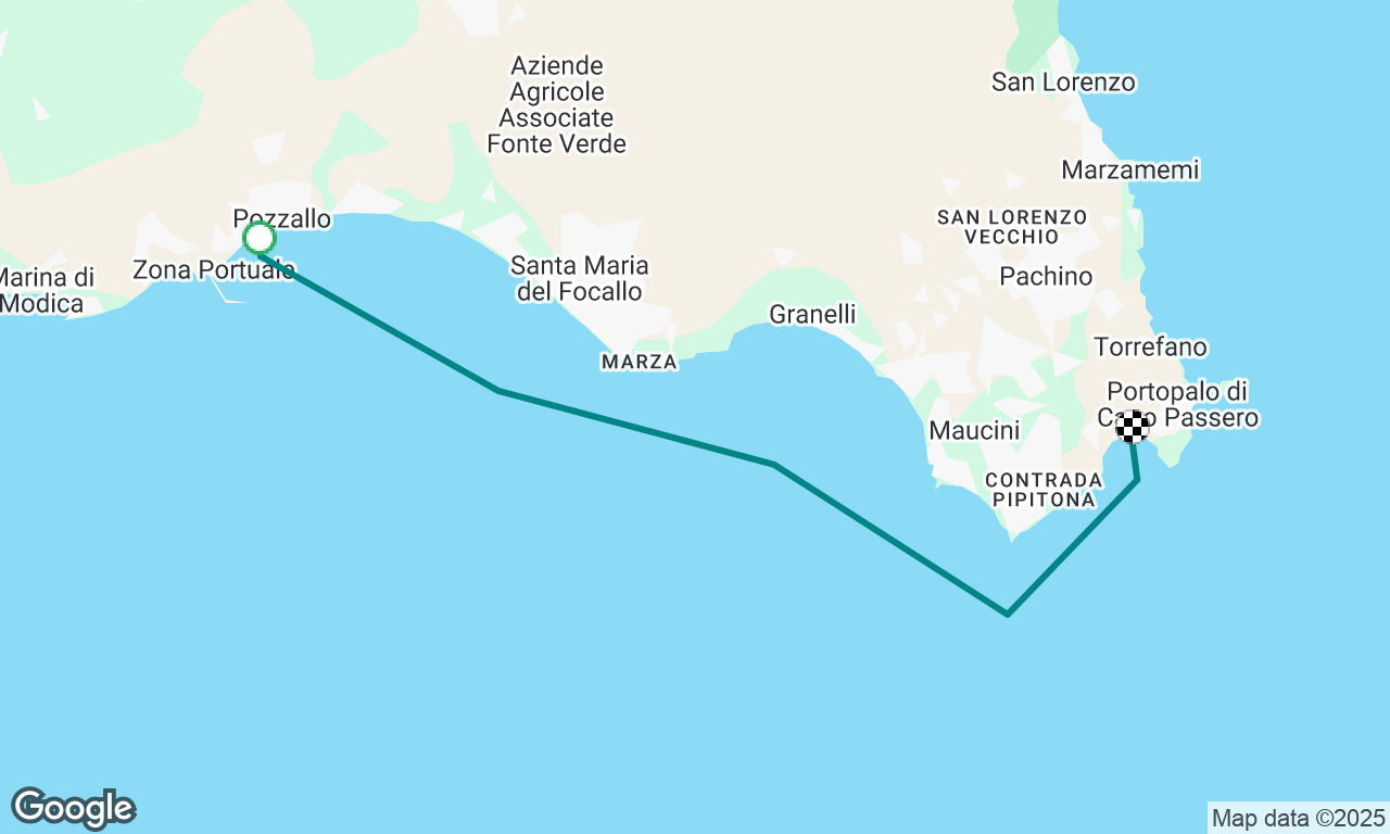 Pozzallo to Portopalo 