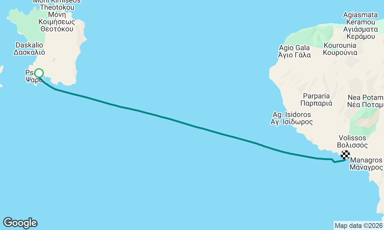 Voyage map