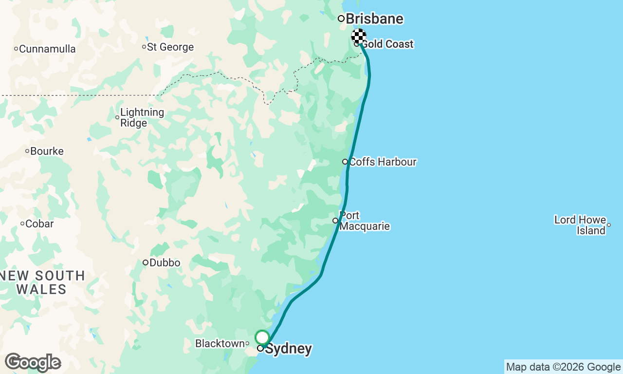 Sydney to Gold Coast delivery on Toybox 2