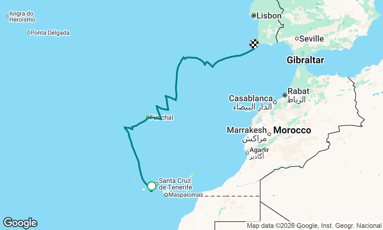 Voyage map
