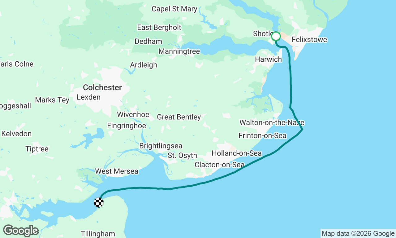 Shotley to Bradwell 