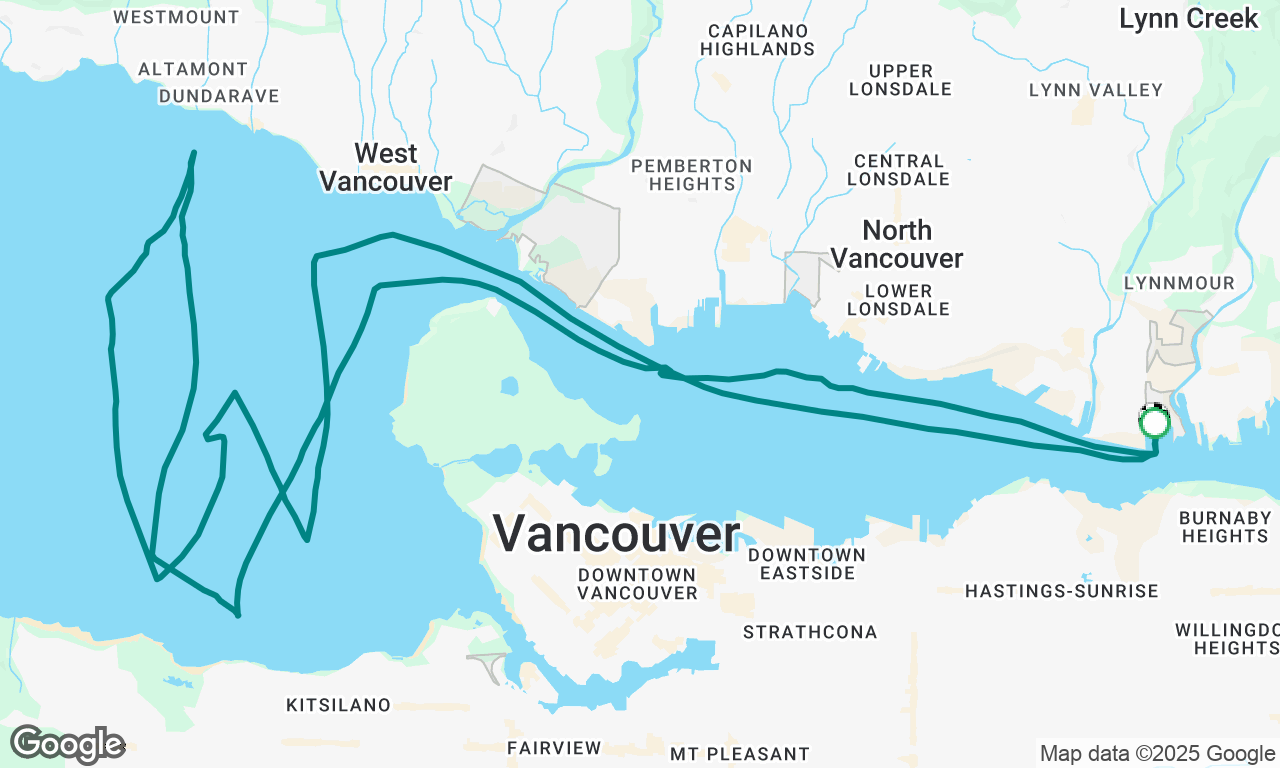 Burrard Inlet- Windy Day