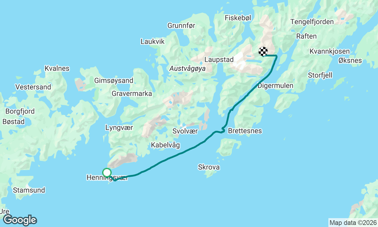 Voyage map
