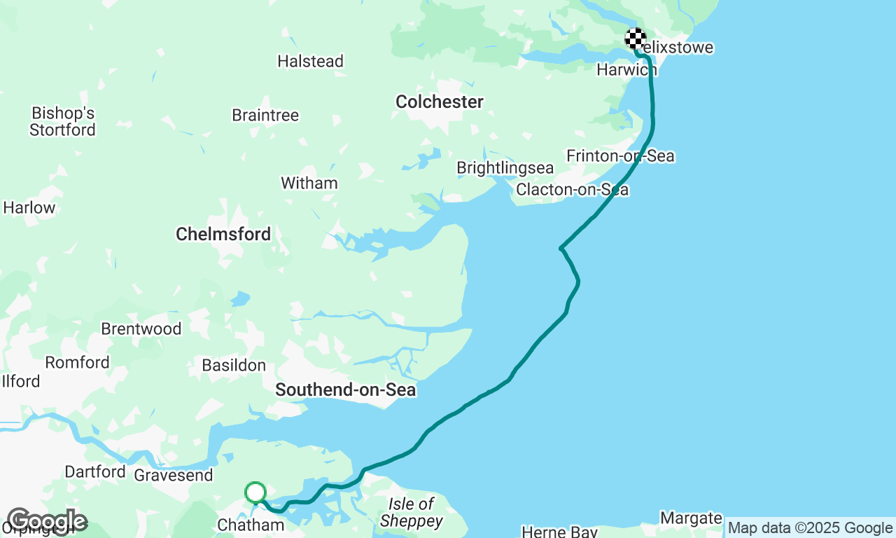 Chatham to Shotley