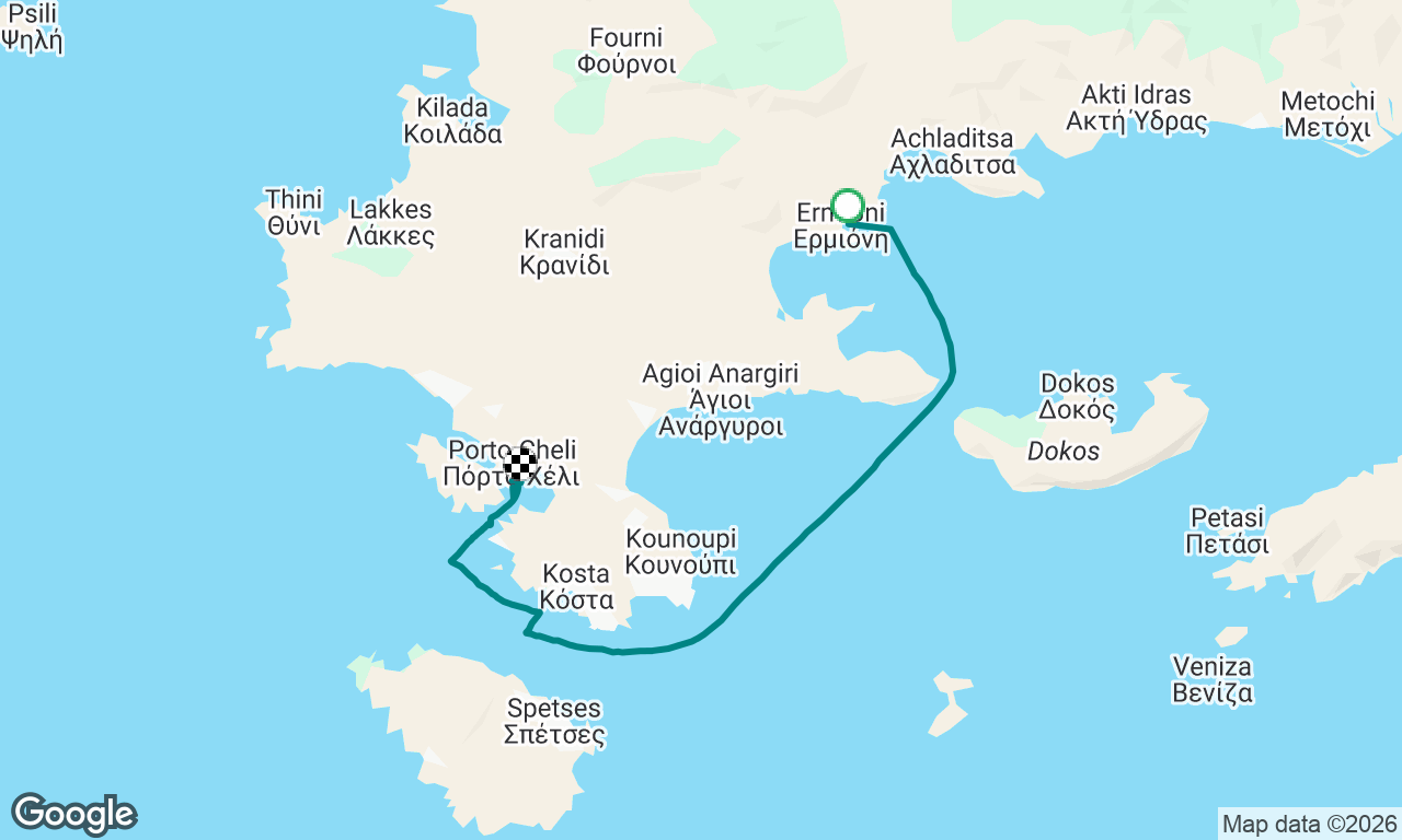 Voyage map