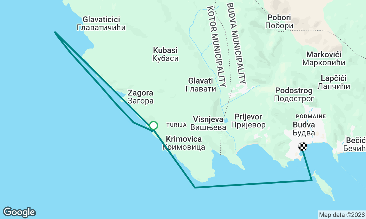 Voyage map