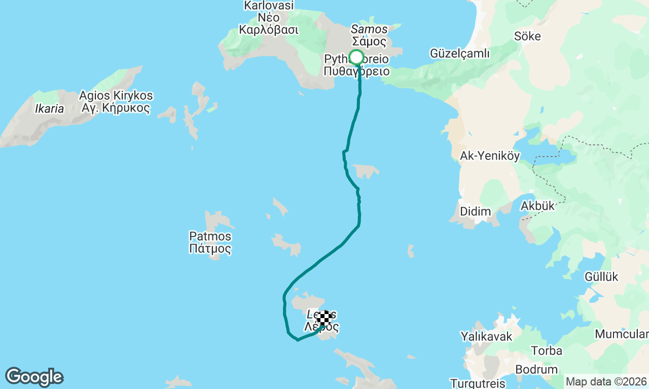 Voyage map