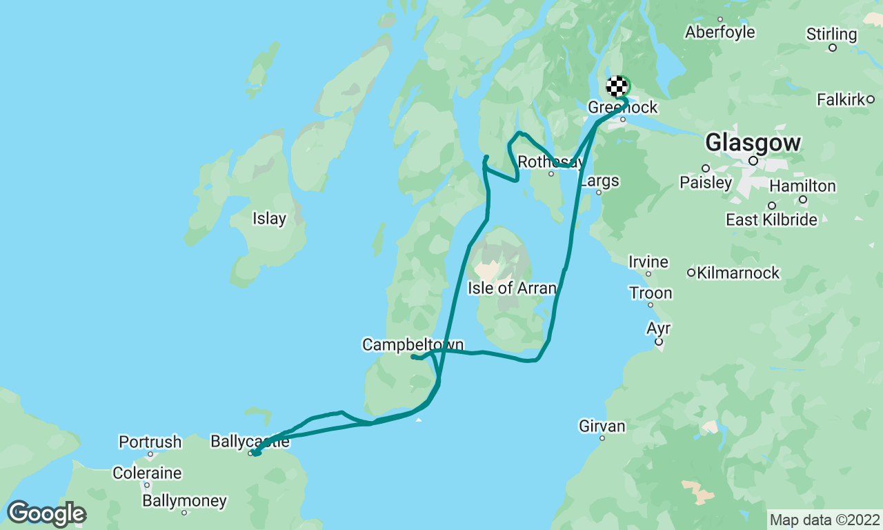 Ballycastle 4 nights 200miles