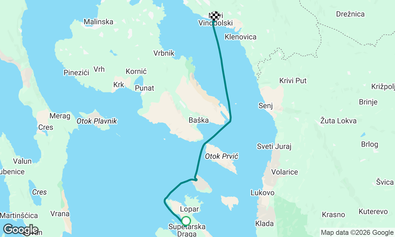 Voyage map