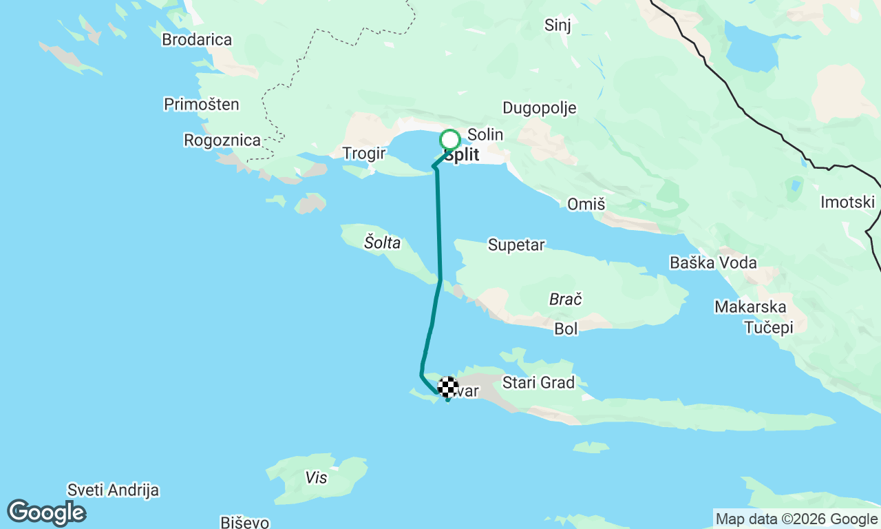 Voyage map