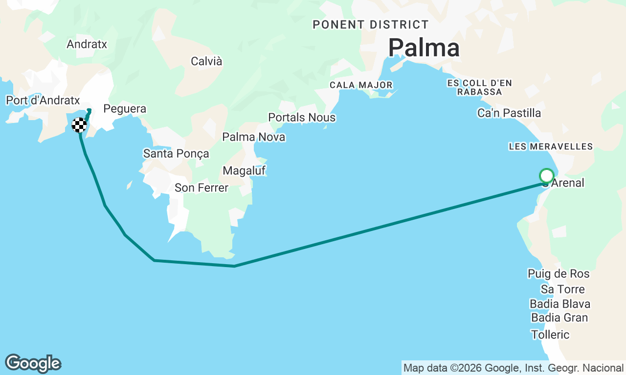 Voyage map