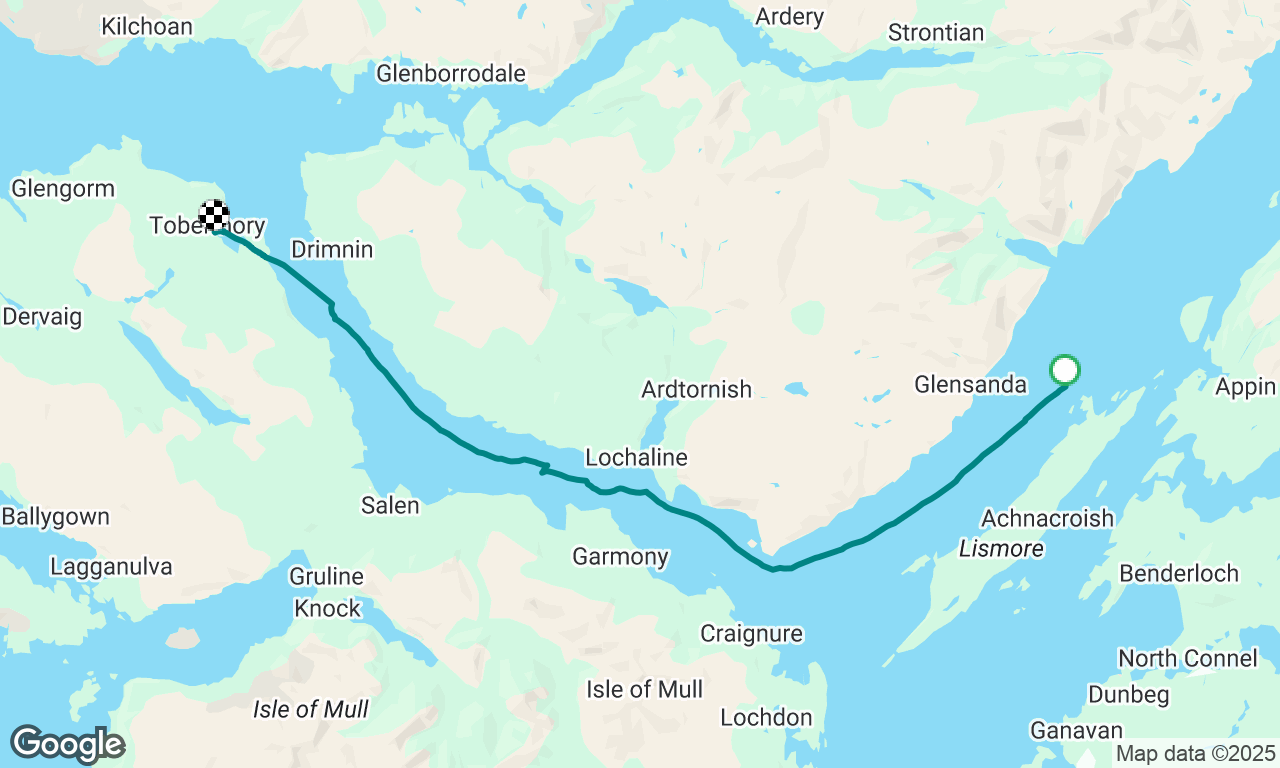 Shuna marina to Tobermory 