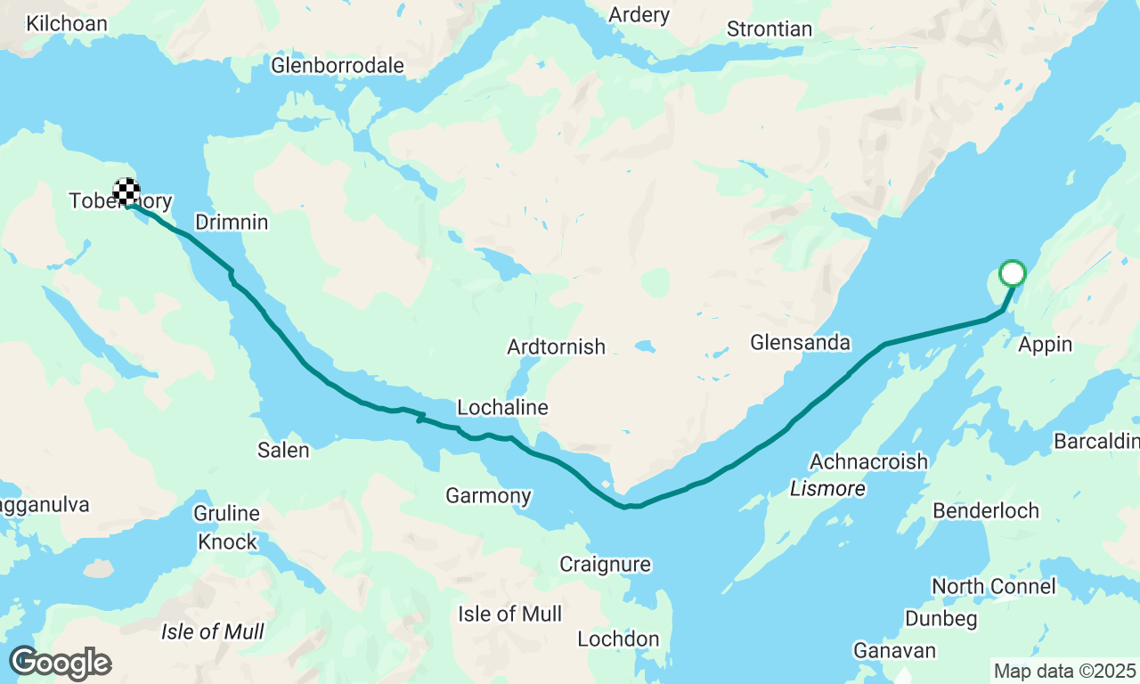Shuna marina to Tobermory 