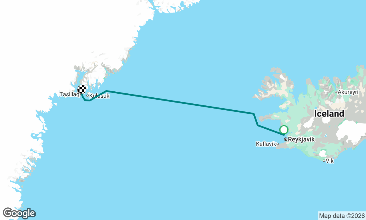 Arctic Express Eagle Iceland to Greenland voyage