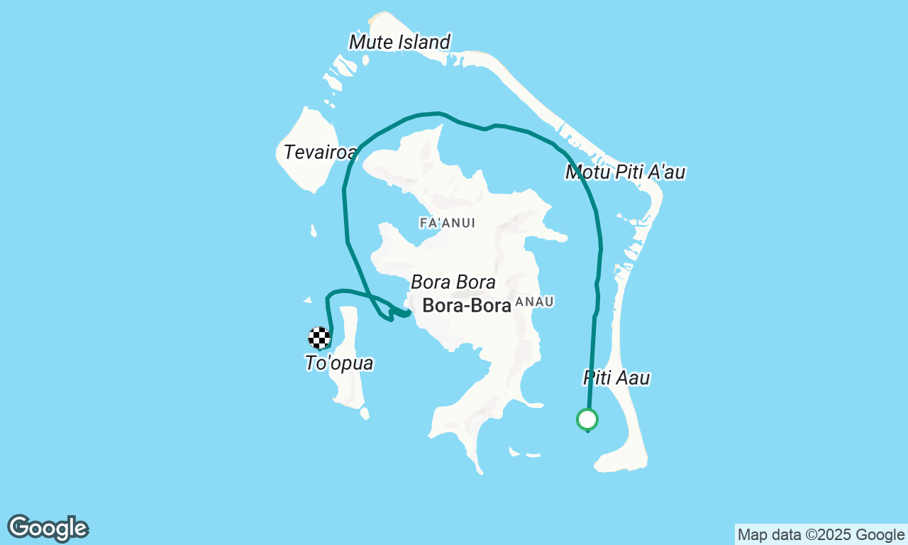 Mouillage Taurere à Baie Tehou