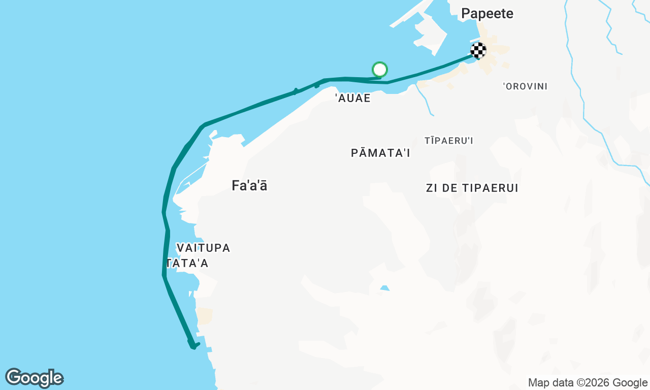 Fuel run from Marina Papeete to Marina Taina and back
