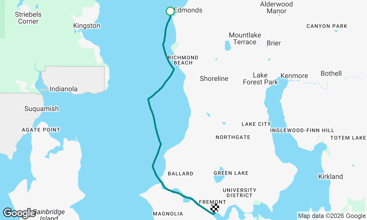 Edmonds -> Lake Union